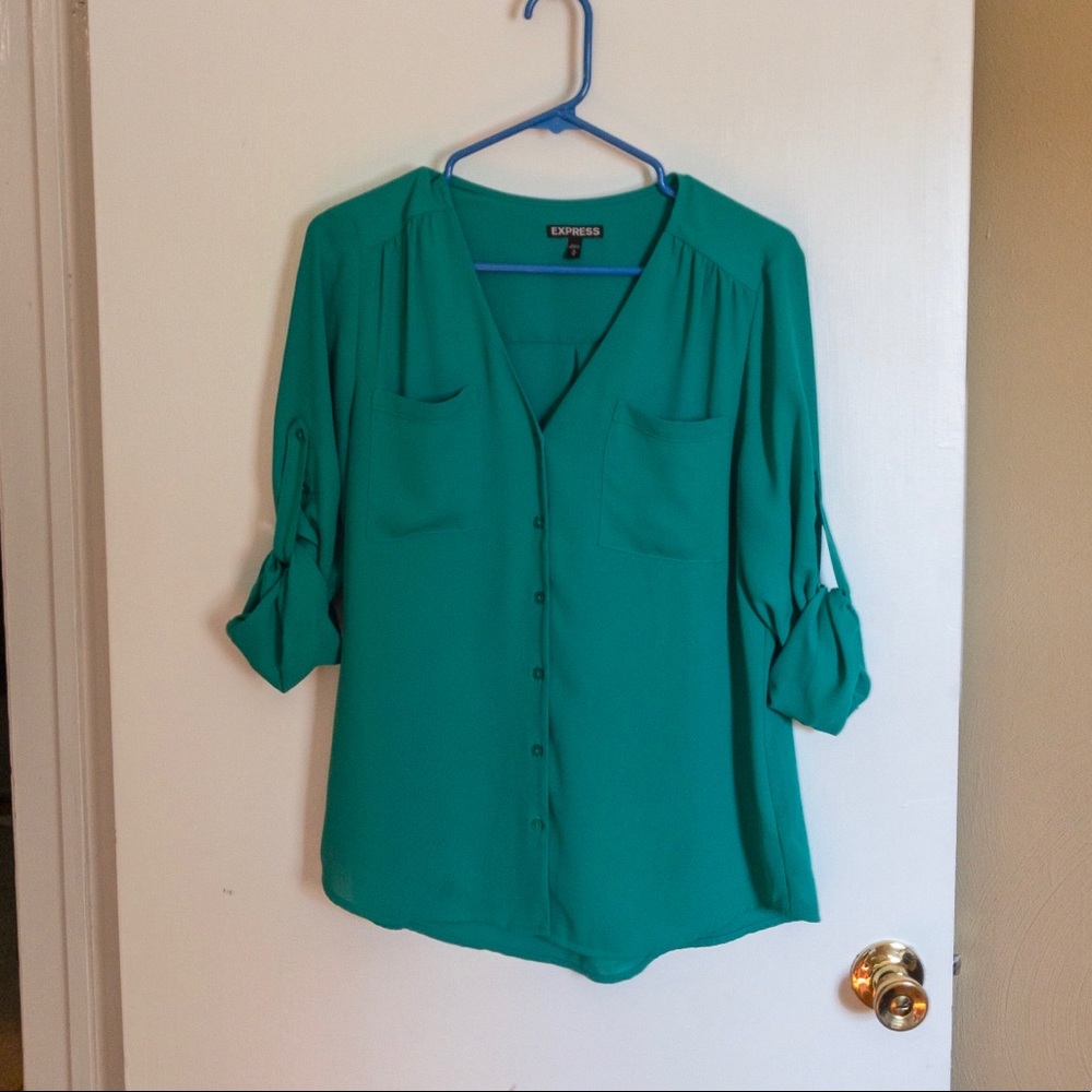 Express Button Up Blouse